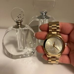 MICHAEL KORS women's gold watch